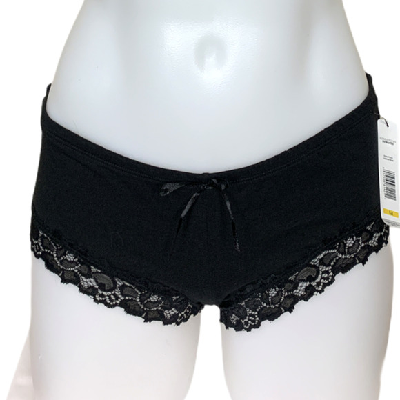 Girl Boss Black GirlBoss Panty LARGE Glitter Pink Cotton Hipster Unique NEW - Picture 3 of 3